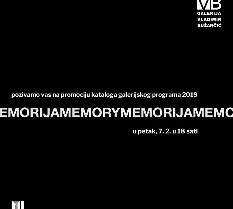 Predstavljanje kataloga ‘Memorija’ Galerije Vladimir Bužančić
