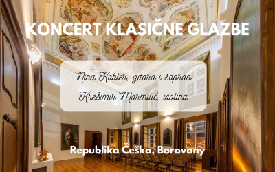 Međunarodna suradnja s Češkom Republikom – koncert klasične glazbe: Nina Kobler i Krešimir Marmilić
