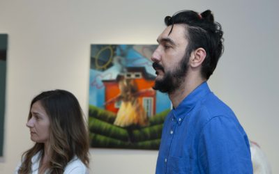 Razgovor s umjetnicima Marijem Romoda i Valentinom Supanz Marinić u Galeriji Vladimir Bužančić