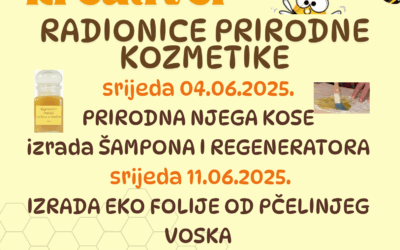 Seniori kreativci – radionice prirodne kozmetike