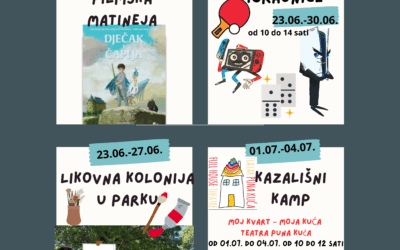 Praznionica – Kreativno ljeto za školarce u Centru za kulturu Novi Zagreb