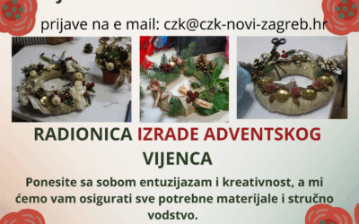 Seniori kreativci – Radionica izrade Adventskog vijenca
