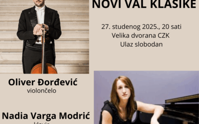 Koncert klasične glazbe: Oliver Đorđević i Nadia Varga Modrić