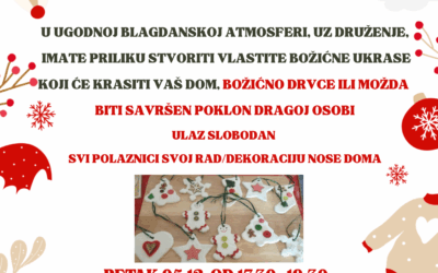 Obiteljska radionica ukrasa za bor