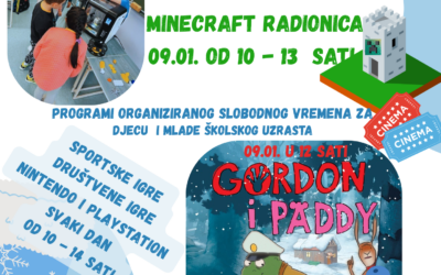Praznionica – Od gaminga do 3D printa: Besplatne edukativne radionice za djecu za vrijeme zimskih praznika