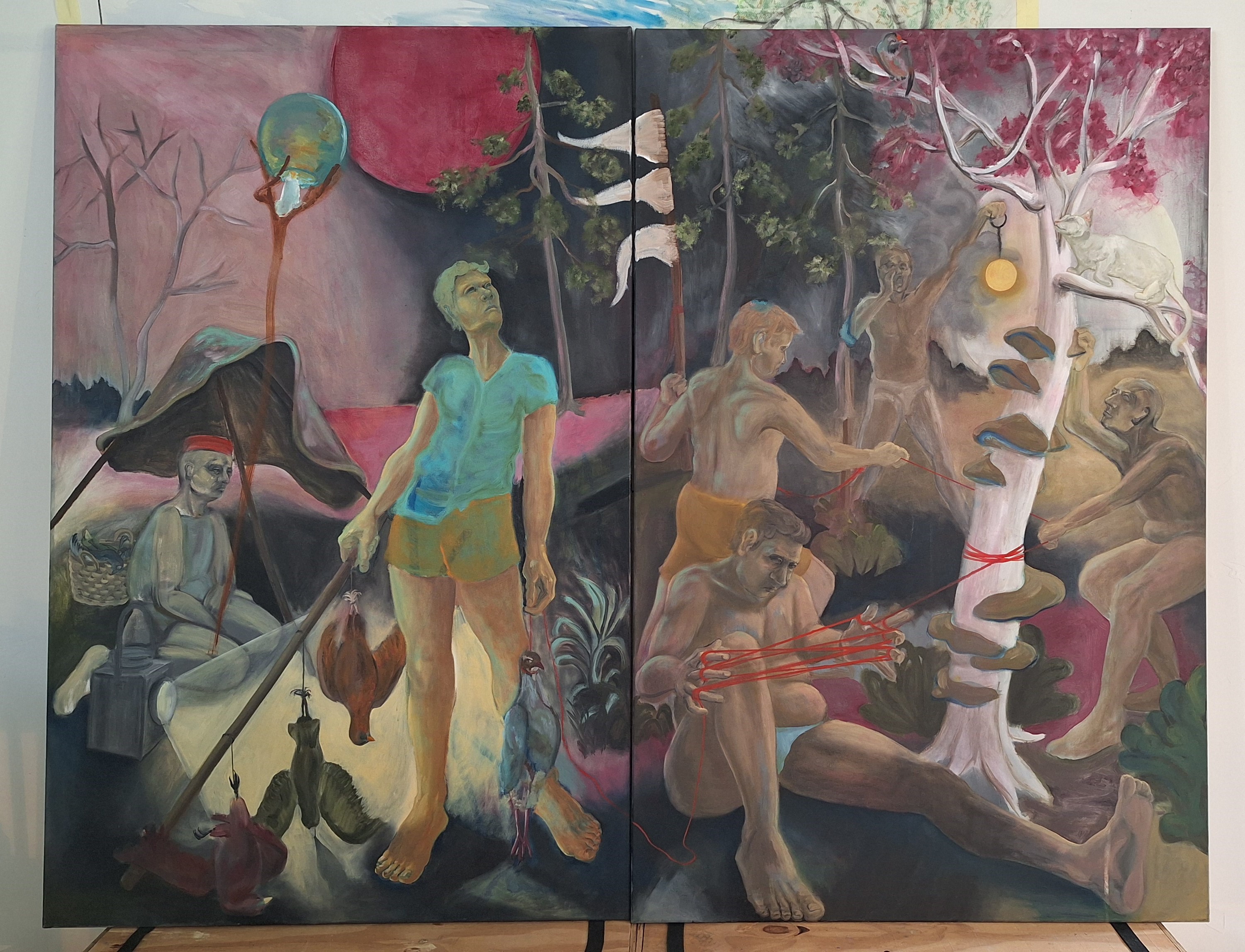 M. Martinec _Comming o Age_140x180cm_ulje na platnu